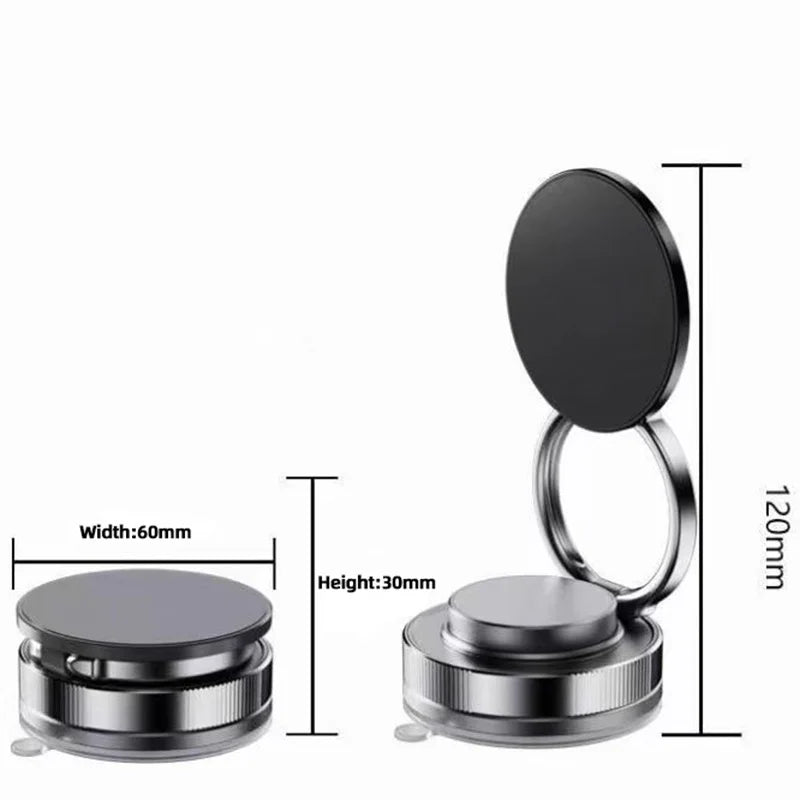 Magnetic Phone Holder for car 360° Rotatable Foldable &amp; Adjustable Magnetic Car Mount ,Suction Cup Phone Holder for Car/Mirror