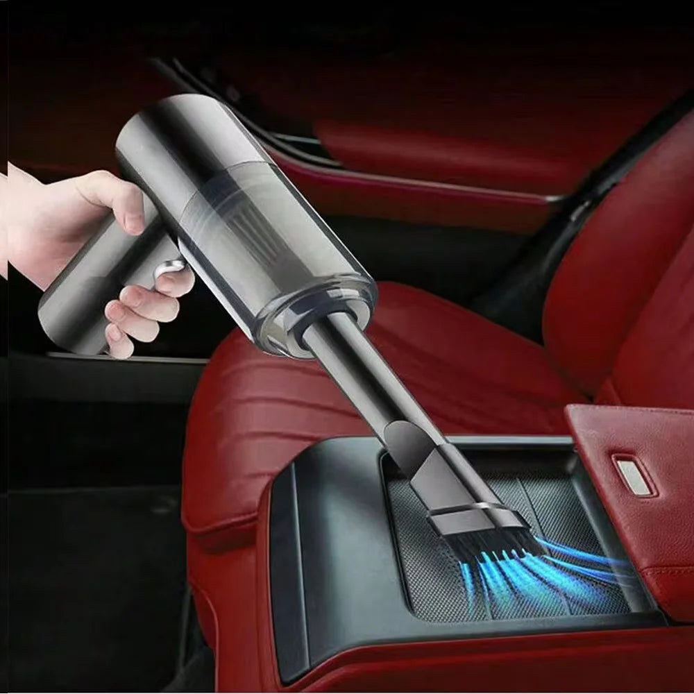 Handheld Car Vacuum Cleaner, 15000PA Portable Cordless, Dual use of blowing and suctionMulti-Nozzles, for Car, Home, Pet, Office