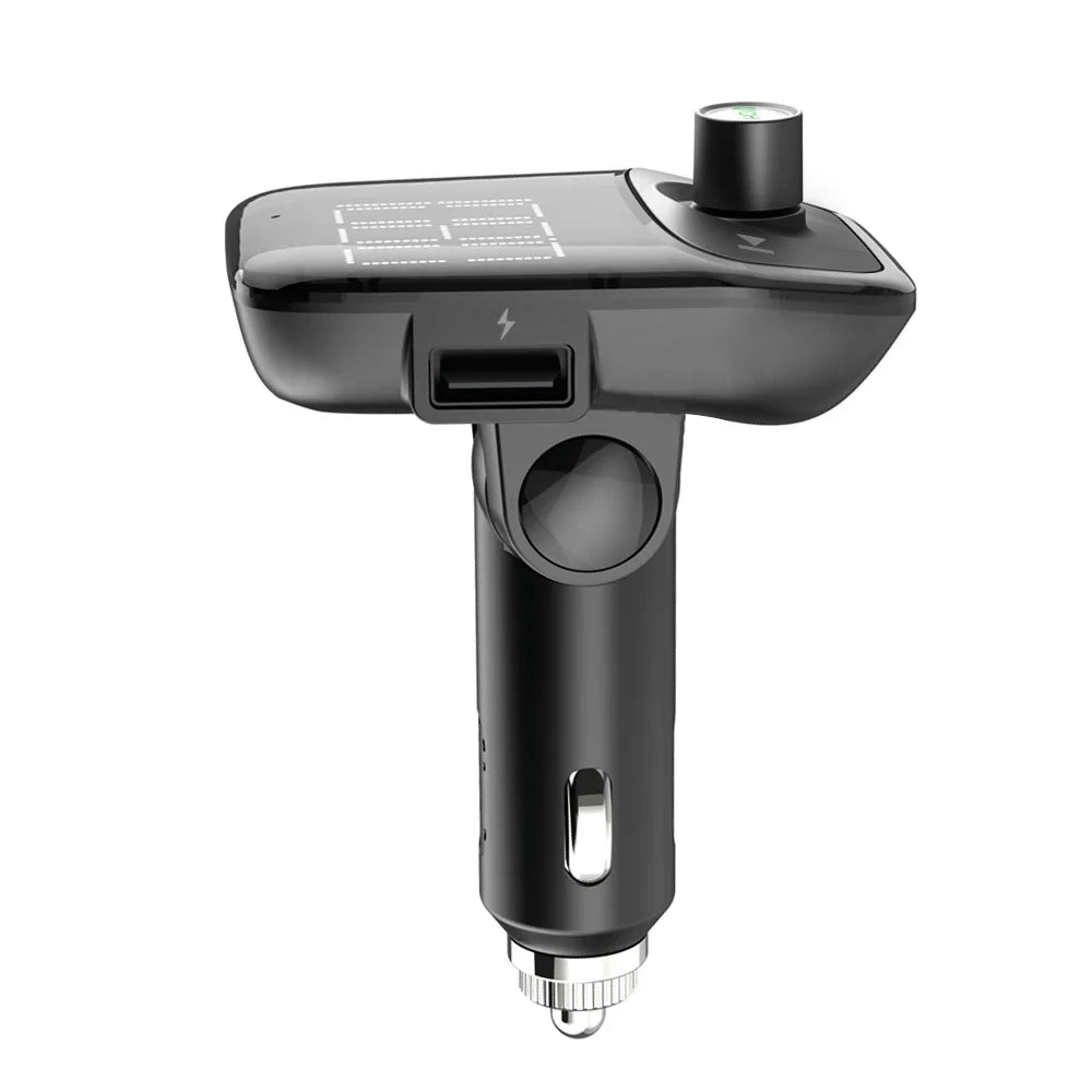 2024 5V FM Transmitter AUX Modulator Bluetooth 5.4 Wireless Car Radio Adapter Handsfree Car Kit Charger TF USB MP3 Player