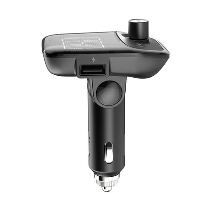 2024 5V FM Transmitter AUX Modulator Bluetooth 5.4 Wireless Car Radio Adapter Handsfree Car Kit Charger TF USB MP3 Player