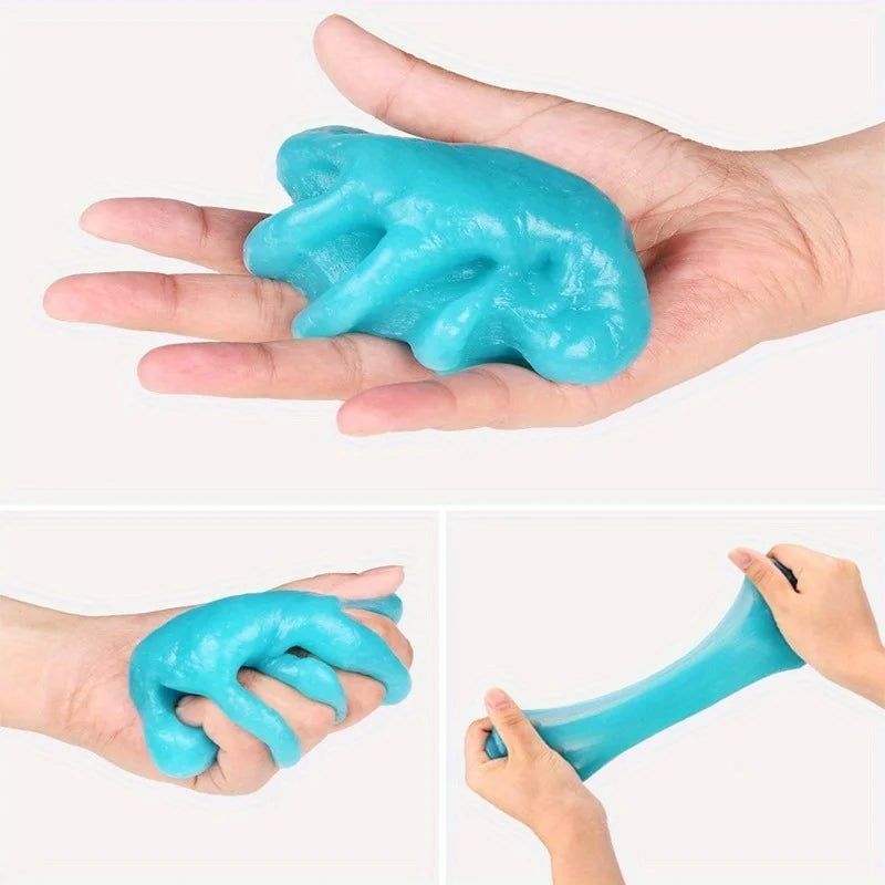 1pc Washable Car Cleaning Gel Suitable, Car Interior Remover - Clean Car Vents, Keyboards and So- Ideal Gift for Men