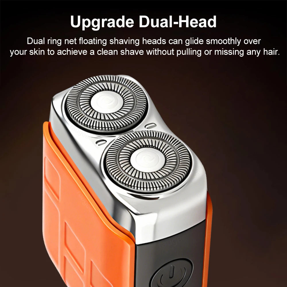 Portable Electric Shaver for Men Rechargeable Facial Beard Trimmer Wet/Dry Use Travel & Home Electric Razor