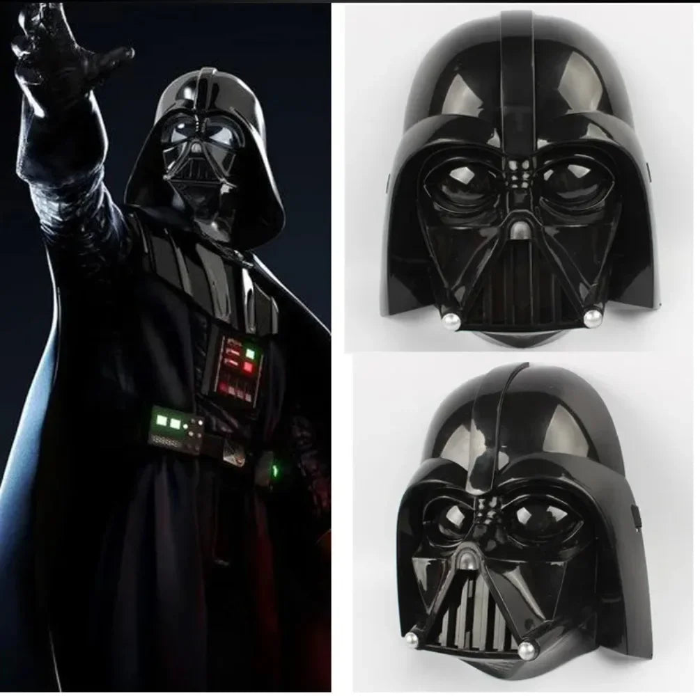 LED Darth Vader Mask Light Soldiers Mask Helmet Halloween Christmas PV Luminous Masks