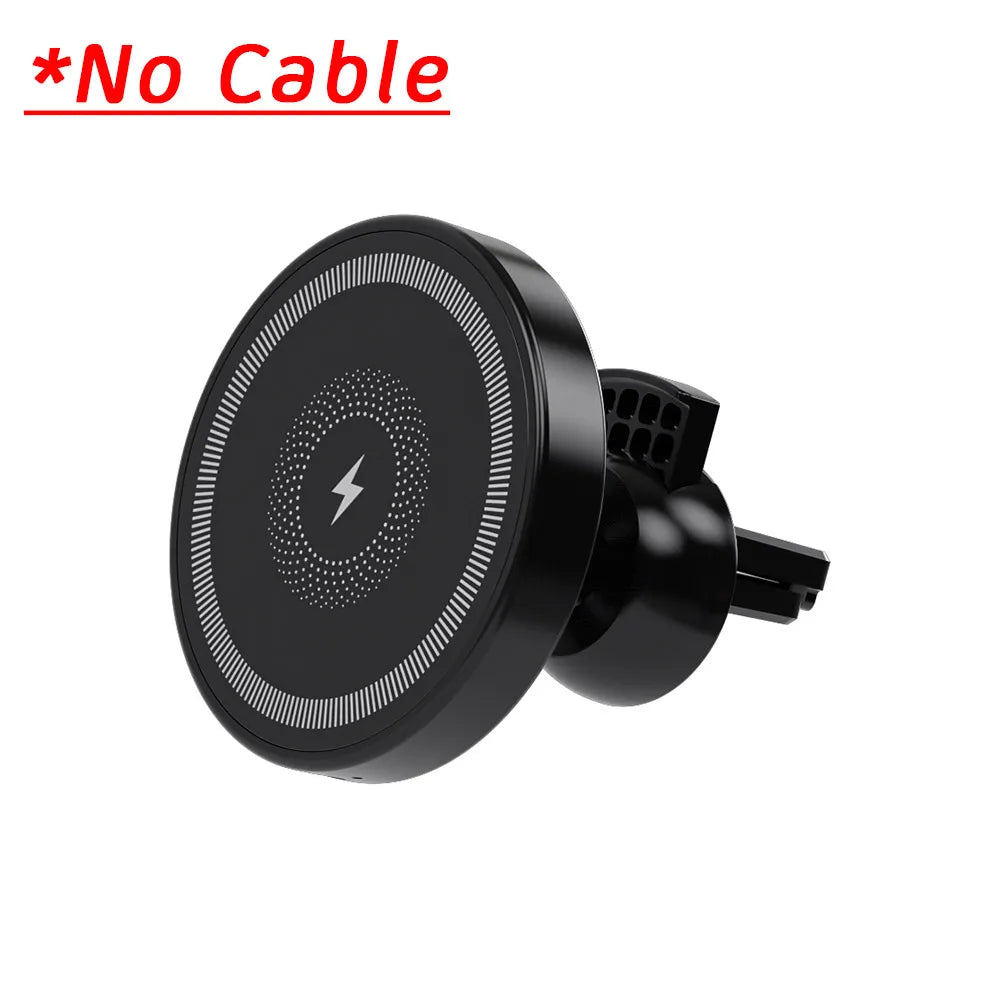 Magnetic Wireless Car Charger, Air Vent Phone Holder 15W Fast Charging Mount for iPhone 17 16 15 14 Pro Max Fast Charging Mount
