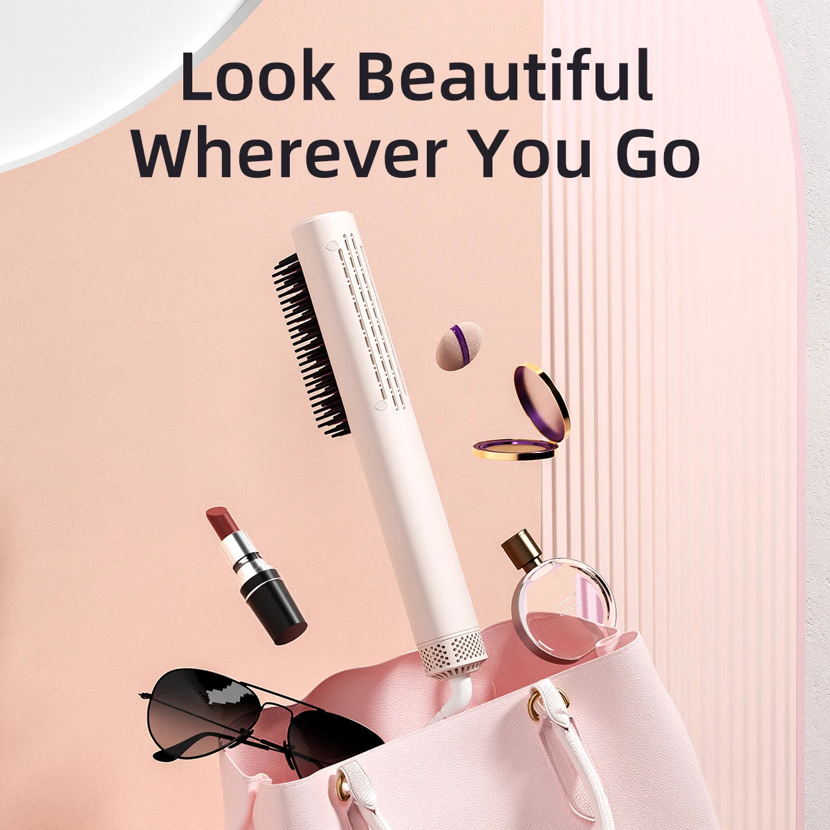 Hair Straightener Brush Heating Hot Comb Straightener Electric Hair Straightening Curly Multifunctional Iron Brush Comb Curler