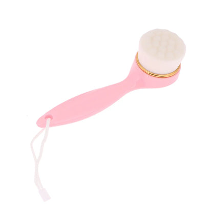 Handle Facial Washing Brush Exfoliating Face Brush Facial Brush Face Cleansing Brush For Lady Face Cleaning Women
