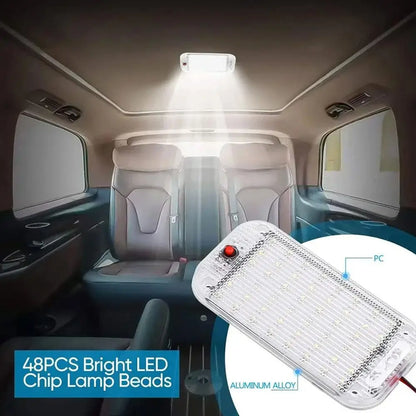 LED Car Compartment Lights Car Truck Reading Lights Driver&