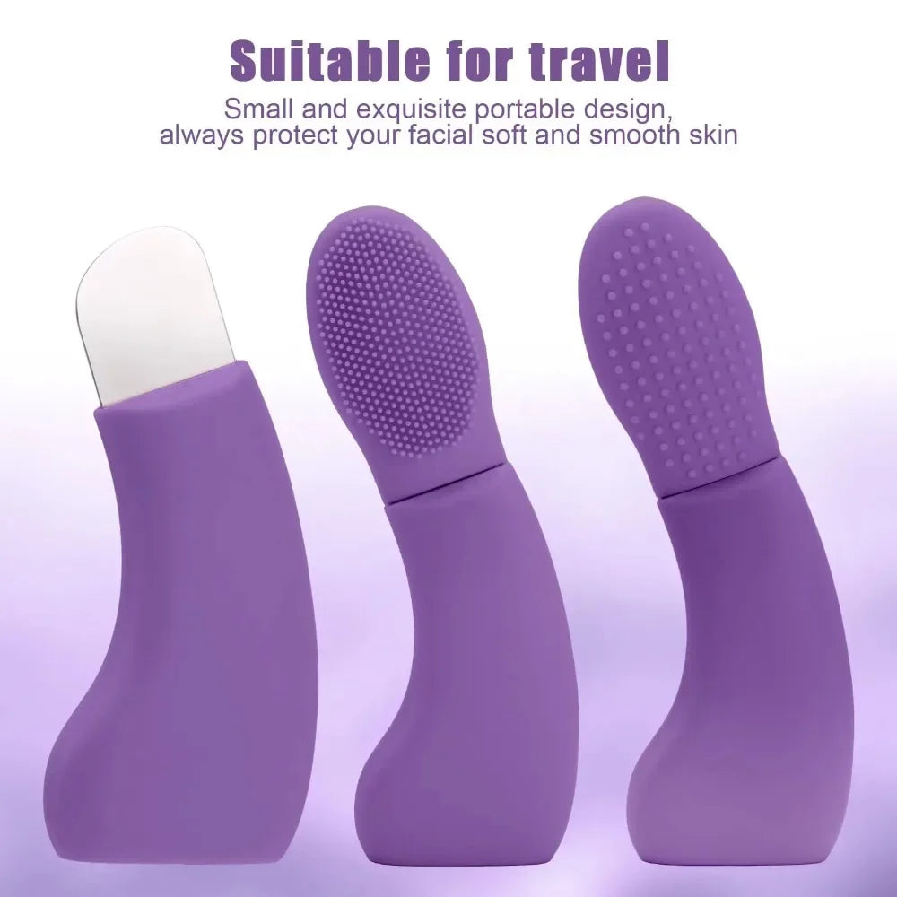 1 blackhead remover with cleaning brush, 2-in-1 pore cleanser for removing acne