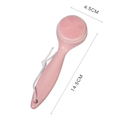 Silicone Facial Cleanser Wash Brush Soft Face Cleaning Massage Washing Skin Care Tool