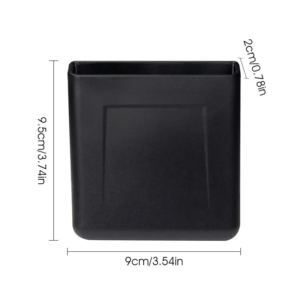 black Organizer For Car Versatile Storage Pocket Car Seat Storage Box Compact Small Car Organizer Car Console Organizers