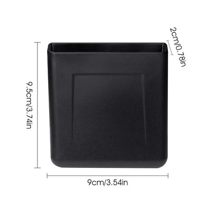 black Organizer For Car Versatile Storage Pocket Car Seat Storage Box Compact Small Car Organizer Car Console Organizers