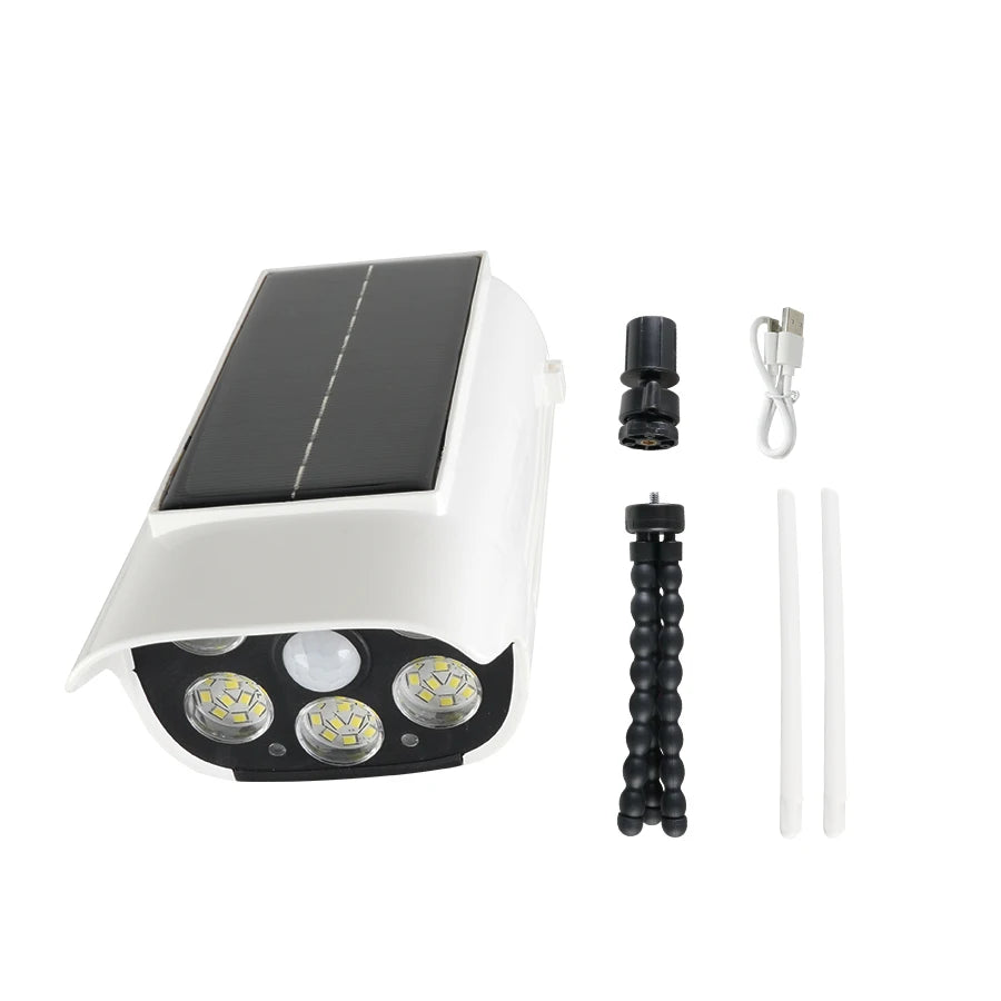Outdoor Motion Sensor Solar Lights  Solar Motion Sensor LED Light Outdoor Camera Wireless Security Floodlights IP65 Waterproof