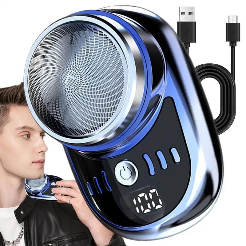 Portable Electric Shaver Beard Knife Charging Shavers Men's Pocket Electric Shaver Mini Pocket Travel Razors Body Hair Trimmer