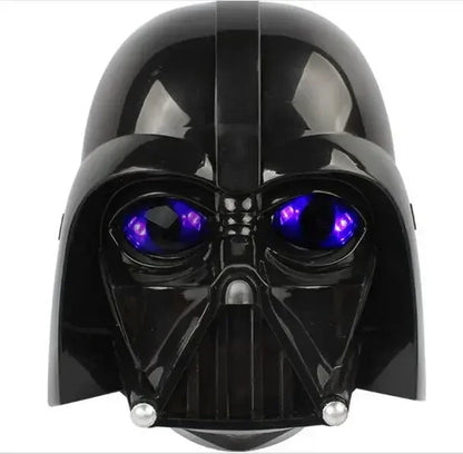LED Darth Vader Mask Light Soldiers Mask Helmet Halloween Christmas PV Luminous Masks
