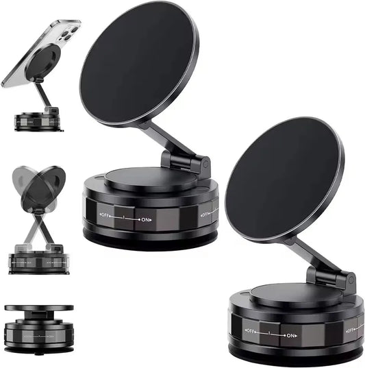 Magnetic Phone Holder for car 360° Rotatable Foldable & Adjustable Magnetic Car Mount ,Suction Cup Phone Holder for Car/Mirror