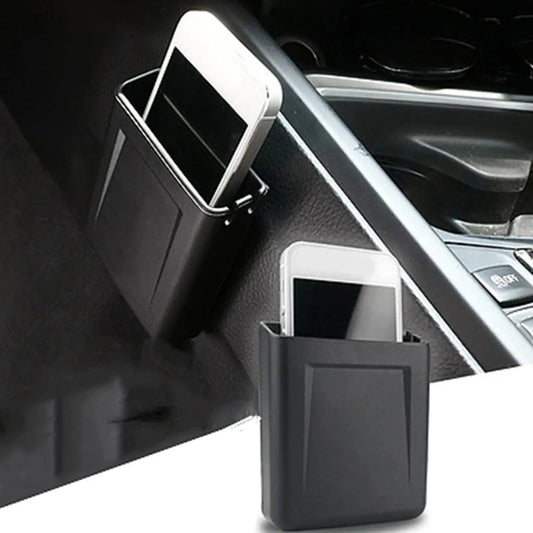 black Organizer For Car Versatile Storage Pocket Car Seat Storage Box Compact Small Car Organizer Car Console Organizers