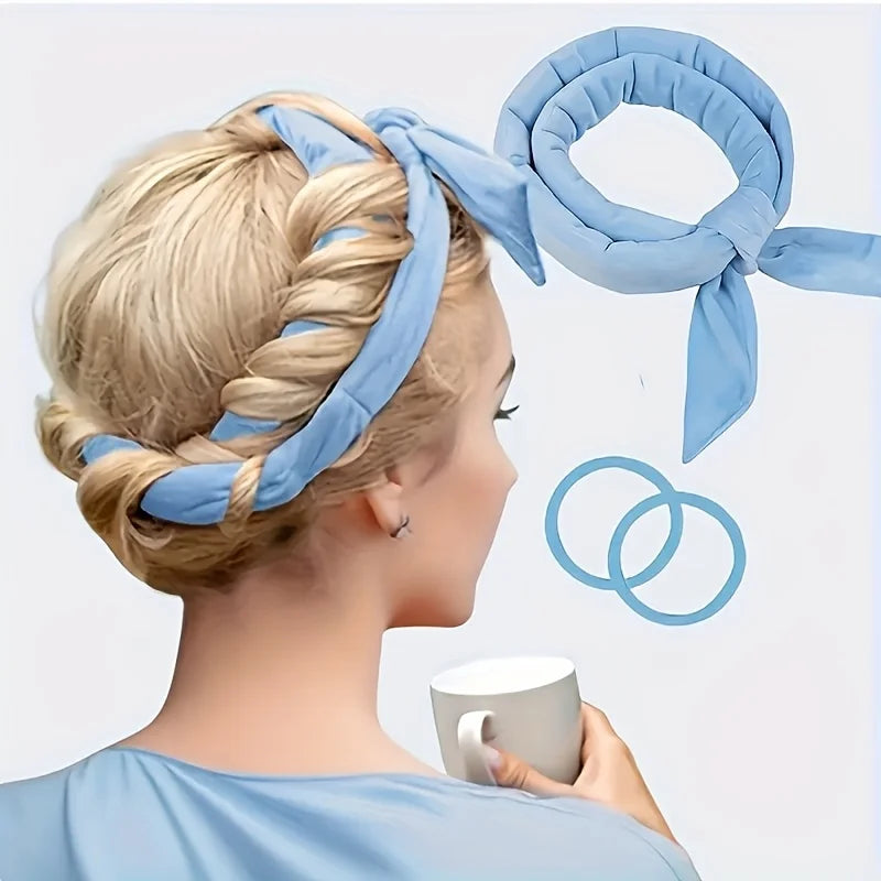 Heatless Curling Rod Headband Soft Hair Curler No Heat Hair Rollers Curlers Lazy Sleeping Curls Curling Hairband Styling Tools