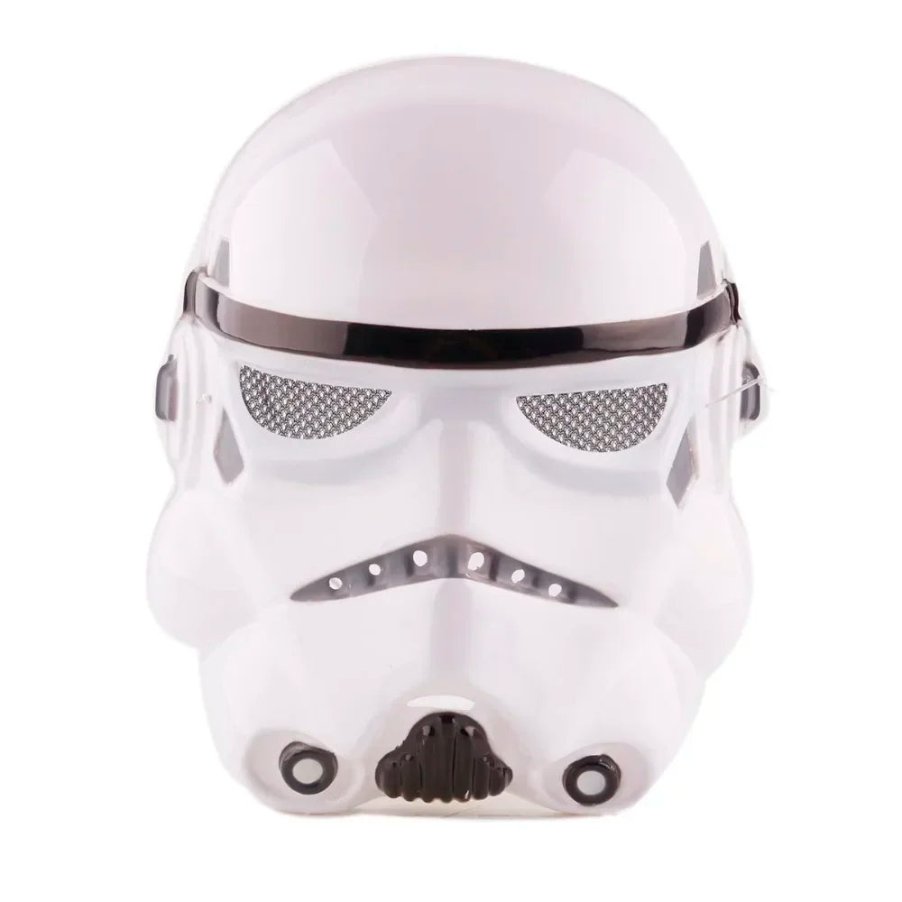 LED Darth Vader Mask Light Soldiers Mask Helmet Halloween Christmas PV Luminous Masks