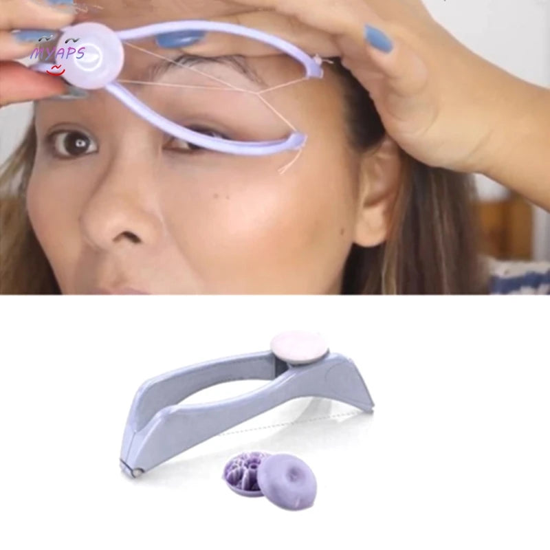 Facial Hair Remover depilador DIY Hair Spring Threading Epilator for lip eyebrows Smooth Removal Hair Removal Cream