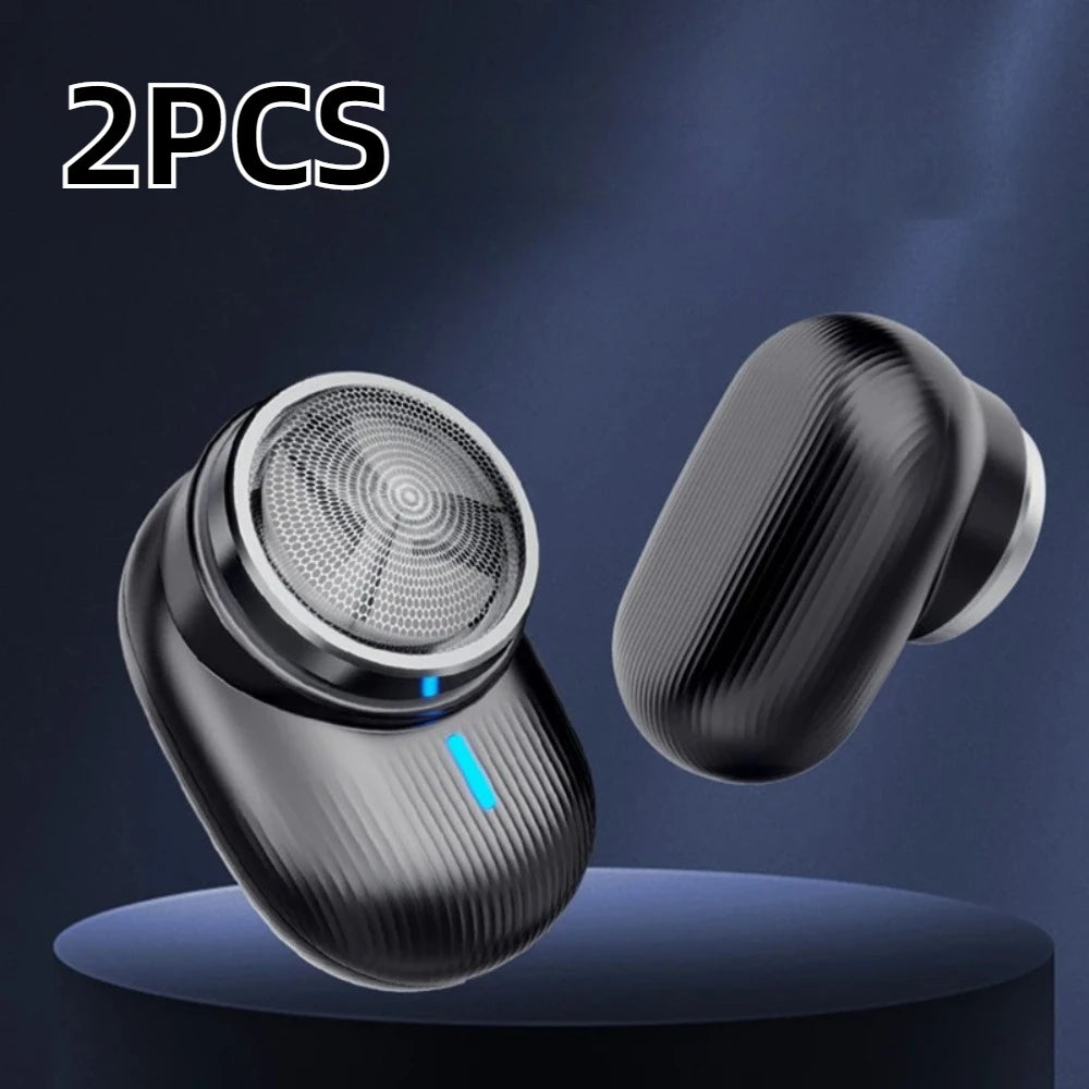 Men's Electric Shaver, Mini Portable Shaver, Painless Shaving, Trimmer, Razor, Facial, Beard, Travel, Office, Home Use.