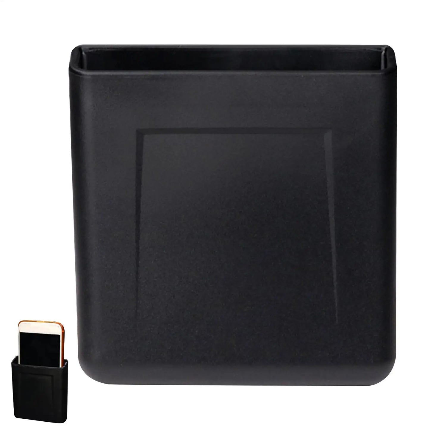 black Organizer For Car Versatile Storage Pocket Car Seat Storage Box Compact Small Car Organizer Car Console Organizers
